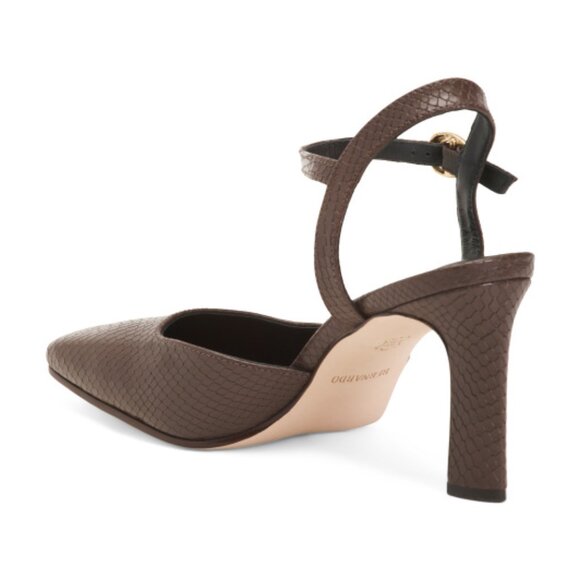 BERNARDO Made In Brazil Leather Gama Heels - Picture 2 of 3